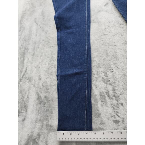 RPL Jeans New York High Rise Skinny Jeans Size 3 Juniors Blue Dark Wash Stretch - Picture 12 of 13